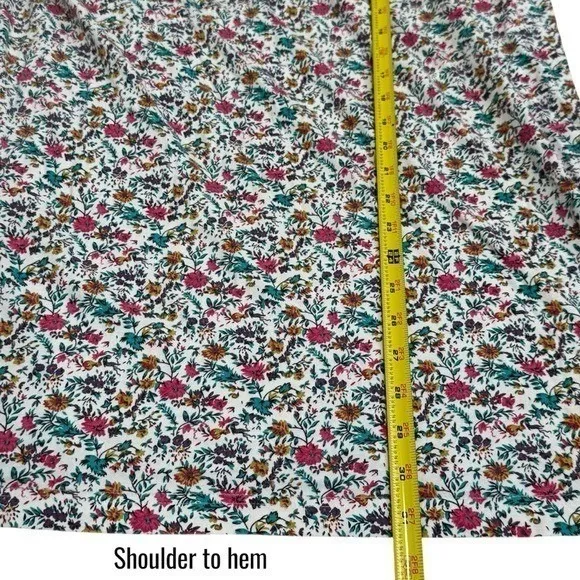 Vintage Victoria's Secret Gold Label Floral Cottagecore Sleep Shirt/Dress S - Image 9