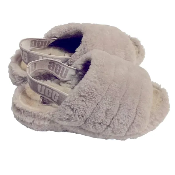 UGG Fluff Yeah Sheepskin Sandal Slides! - Image 4