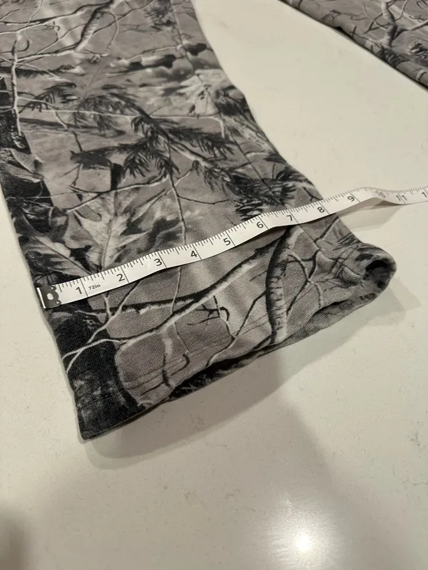 PacSun Gray Camo Straight Leg Sweatpants - Image 5