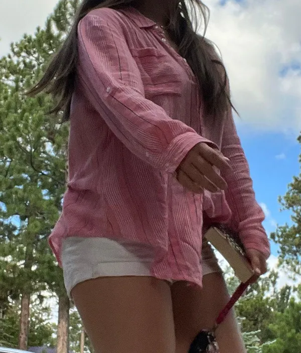 Stripped Pink Button Up - Image 10