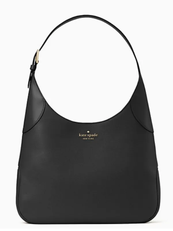 Kate Spade New York Black Pebble Leather Aster Shoulder Bag - Image 2