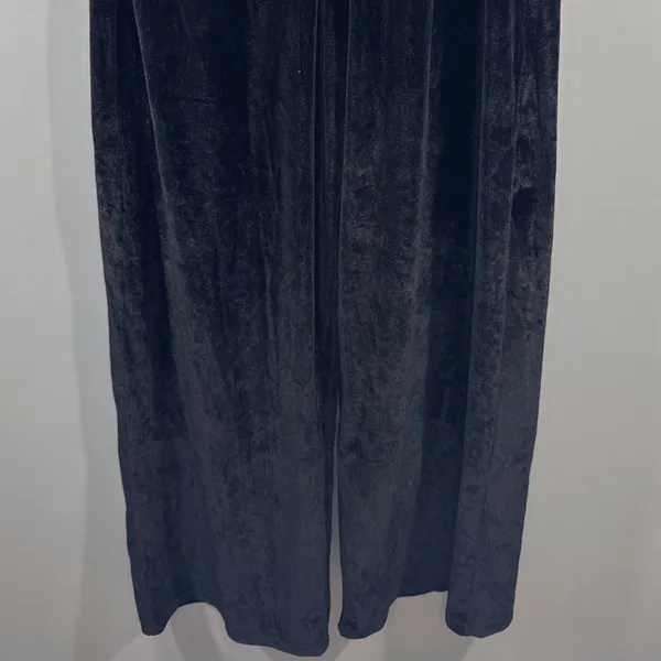 Urban CoCo Black Velvet Wide Leg Pants High‎ Waist Trousers XL NWT Whimsigoth - Image 3