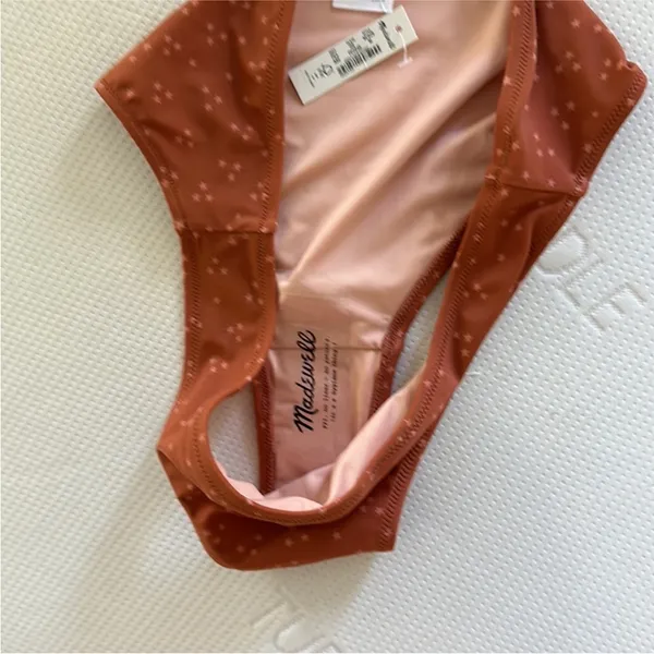 NWT Madewell Second Wave‎ Classic Bikini Bottom in Night Stars Size Small - Image 4