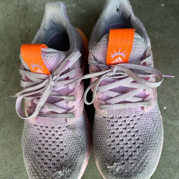 Adidas Ultraboost DNA 5.0 women’s sneakers Lilac and Orange size 7.5 - Image 4