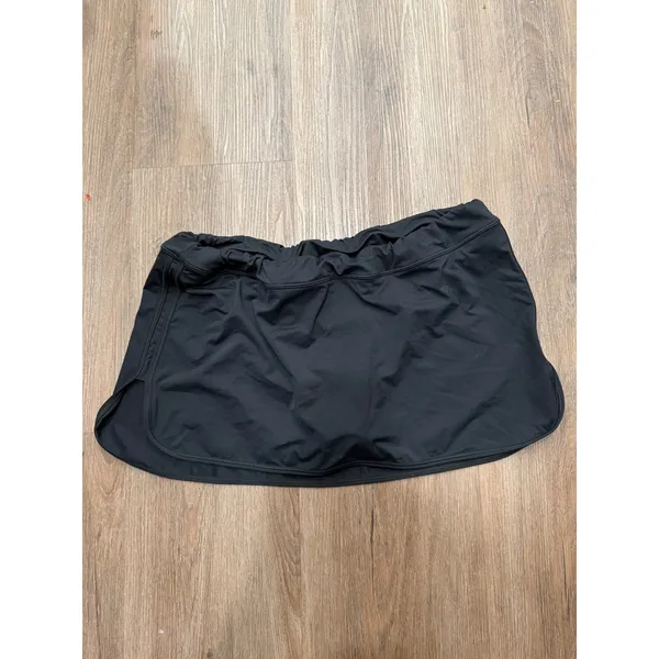 Athleta Black Athletic‎ Skirt Shorts Built-in Liner Women's XL - Image 2