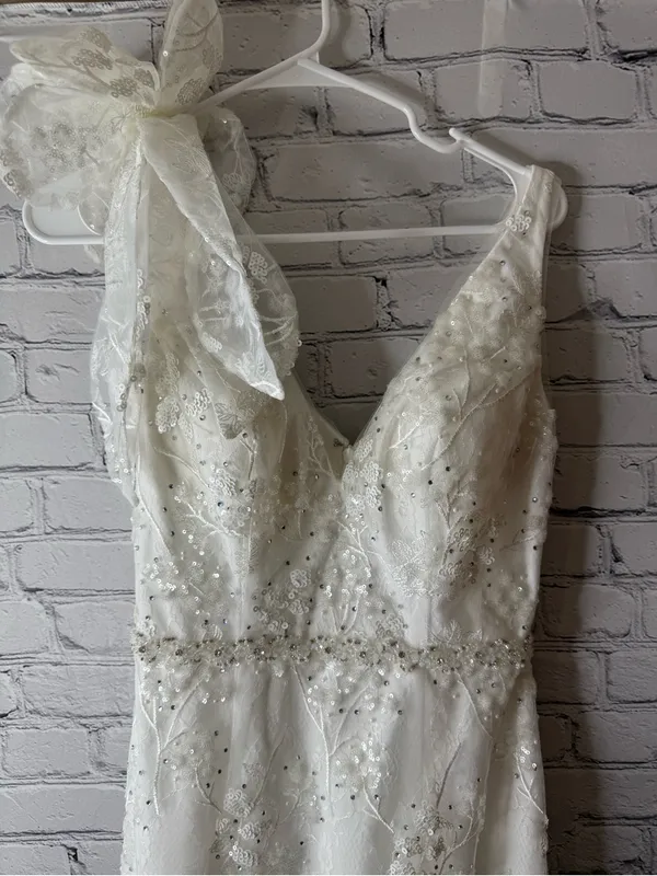 NWT Mac Duggal white lace - Image 8