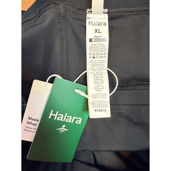 Halara NWT Flex DayStretch High‎ Waisted Pocket Straight Leg Work Pants Black XL - Image 5