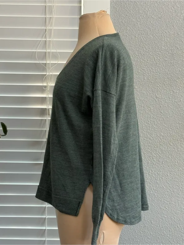 Madewell Southstar Merino Wool Blend Sweater Size XS Scoop Neck - Image 2