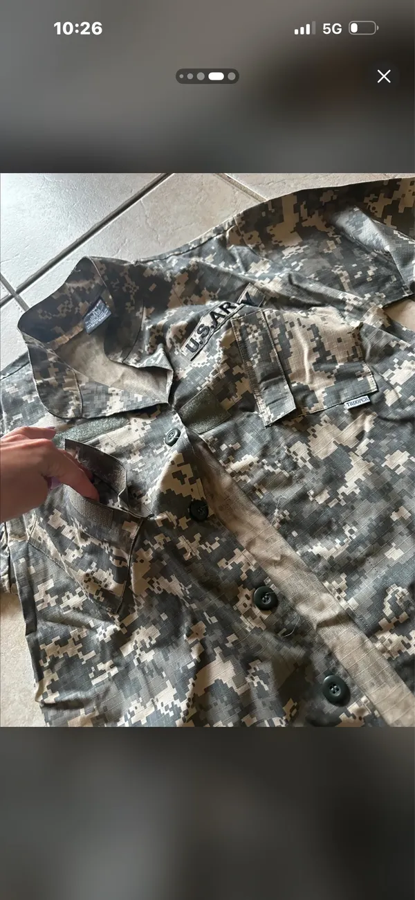 Army combat shirt Green Size XL - Image 7