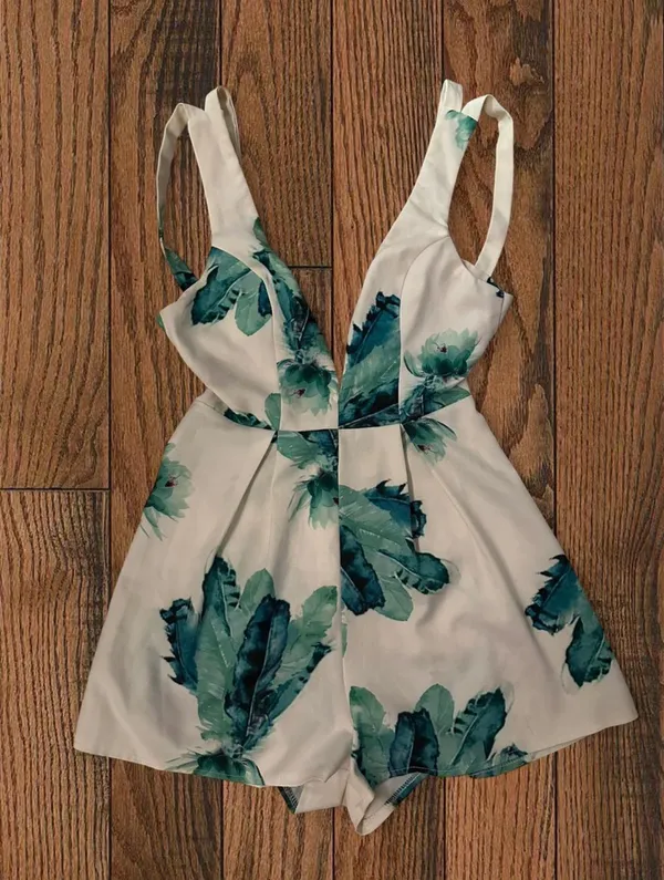 Romper Boutique Floral Blue - Image 3
