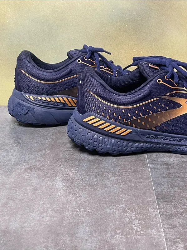 Brooks Adrenaline GTS 21 Women's Blue/Gold Running Shoes Size 11B - Image 13
