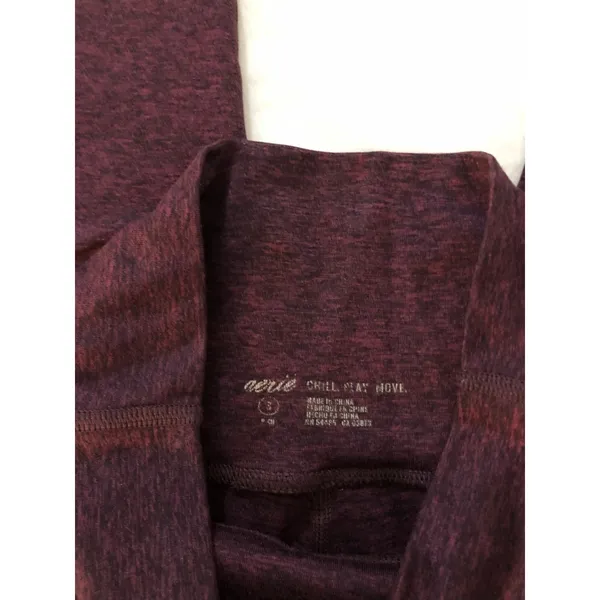 Aerie Chill Play Move red leggings with pockets Size Small - Image 4