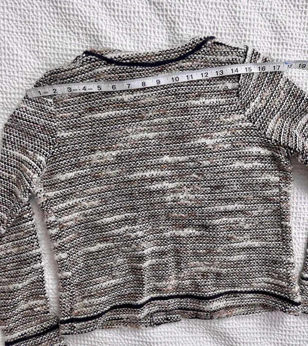 Ann Taylor LOFT SP wool cropped tweed jacket - Image 6
