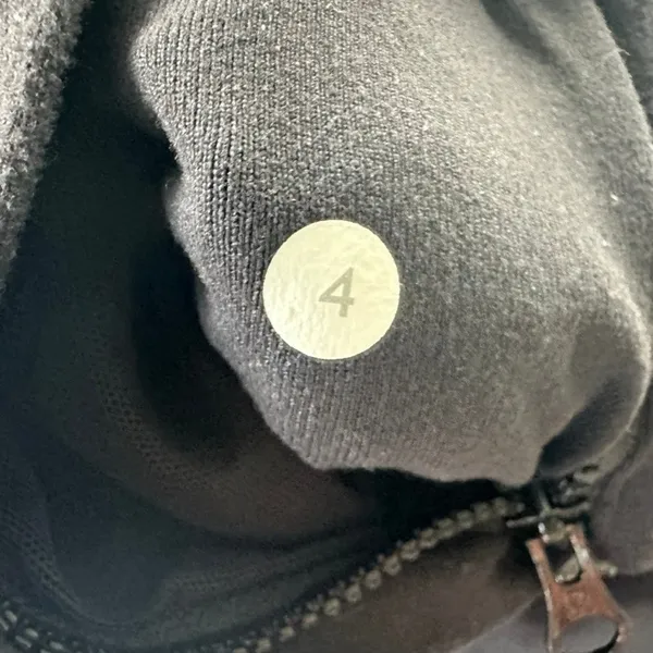 Lululemon Nice Asana Jacket Black Size 4 Long Full Zip Luon Travel Layer Outdoor - Image 7