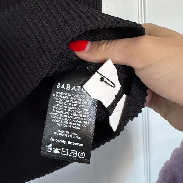 NWT Aritzia babaton sculpt knit halter crop - Image 6