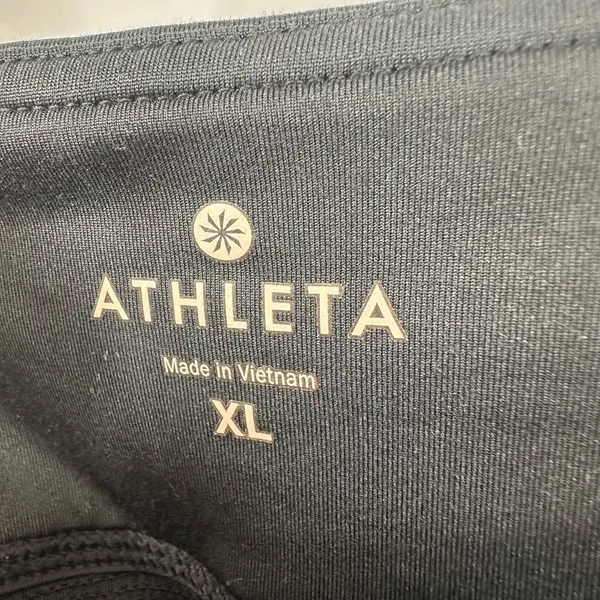 Athleta Size XL Mini Skort Black Undershort Tennis Pickleball‎ Pleated Stretch - Image 5