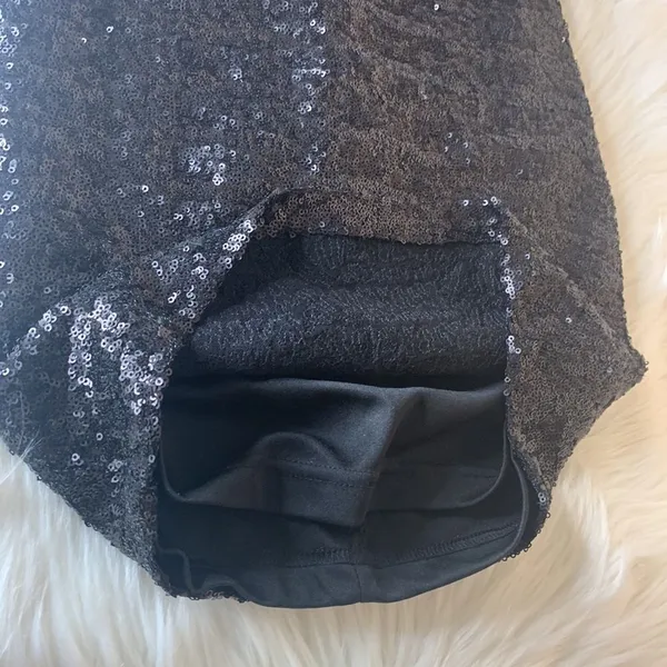 Free People Backstage Fever Black Sequin Mini Dress Size XXS - Image 16