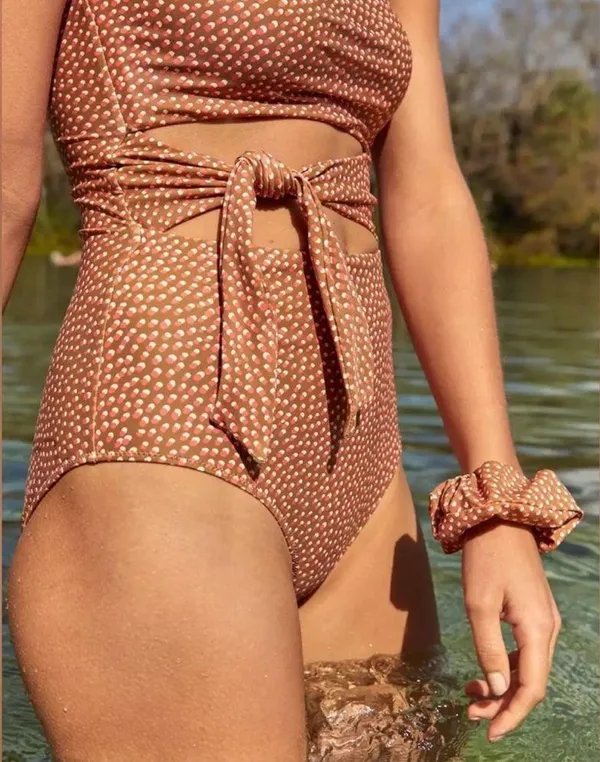 Aerie wrap strapless one piece Bathingsuit - Image 5