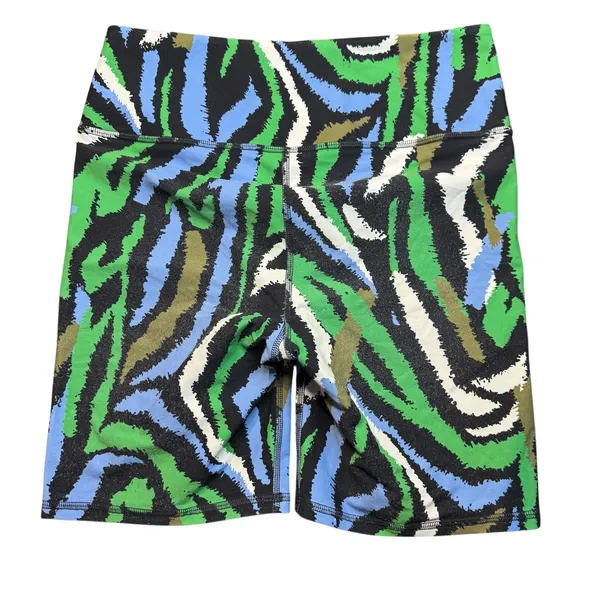 Diane Von Furstenberg X Target Womens Bike Shorts Disco Zebra Green Multi Medium - Image 7