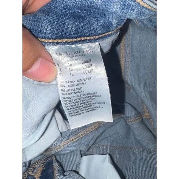 American Eagle High Rise Jeggings Jeans Size 10s - Image 4