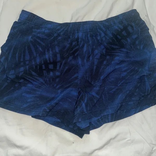 Women's Columbia Running Shorts Blue L 3" Sandy River II Printed Lapis Blue - Image 2