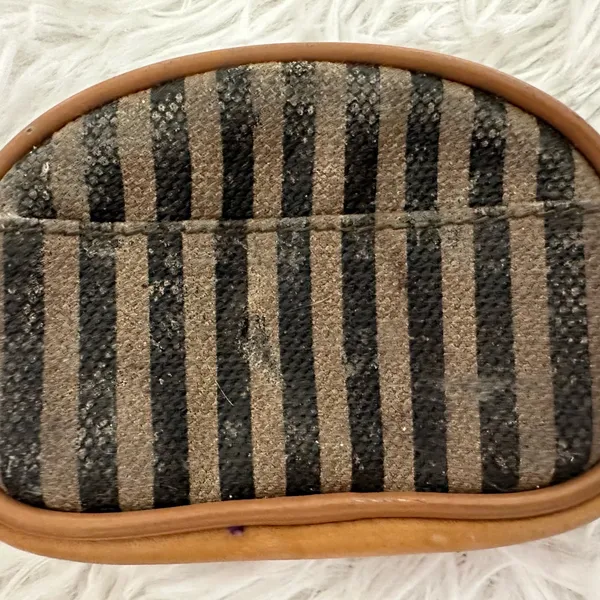 FENDI Vintage‎ Stripe Coin Purse Bag - Image 4