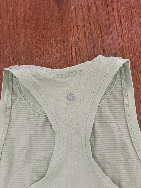 Lululemon Swiftly Tech Racerback Tank Top 2.0 *Waist Length - Sea Mist/Sea Mist - Image 3