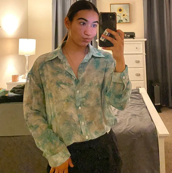 SheIn Long Sleeve Button Down Shirt - Image 2
