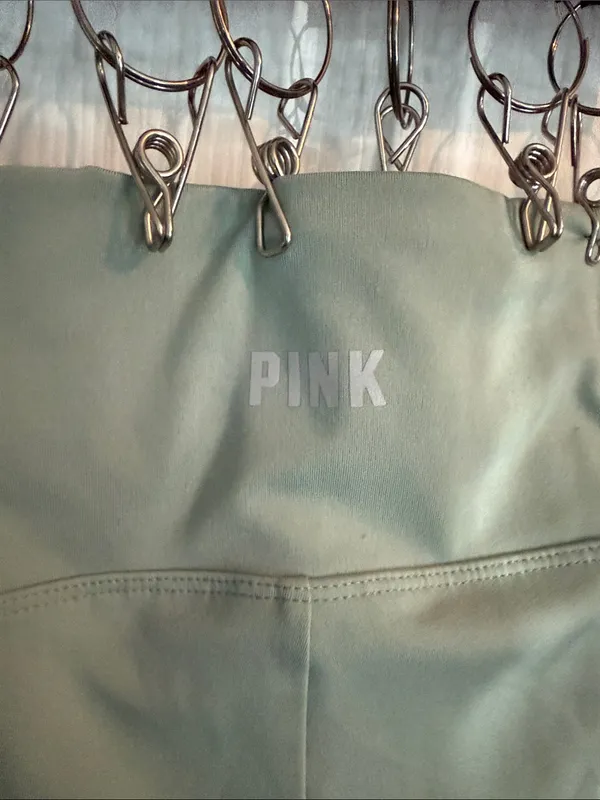 PINK Victoria's Secret Sage Green Ankle & Cropped Leggings - Image 2
