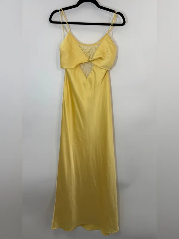 If By Sea Satin Slip Maxi Dress - Image 4