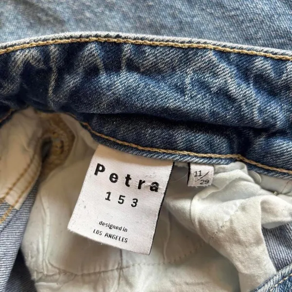 Petra153 Vintage High Waisted Stretch Wide Leg Jeans Size 29 - Image 3