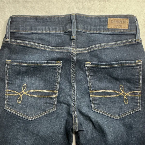 Denizen from Levis Modern Boot Cut Jeans Womens 2M 26x32 Dark Wash Denim Blue - Image 3