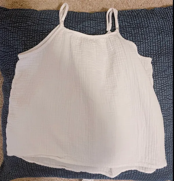 Target White Textured Cami Tank Top Size XS - Image 2