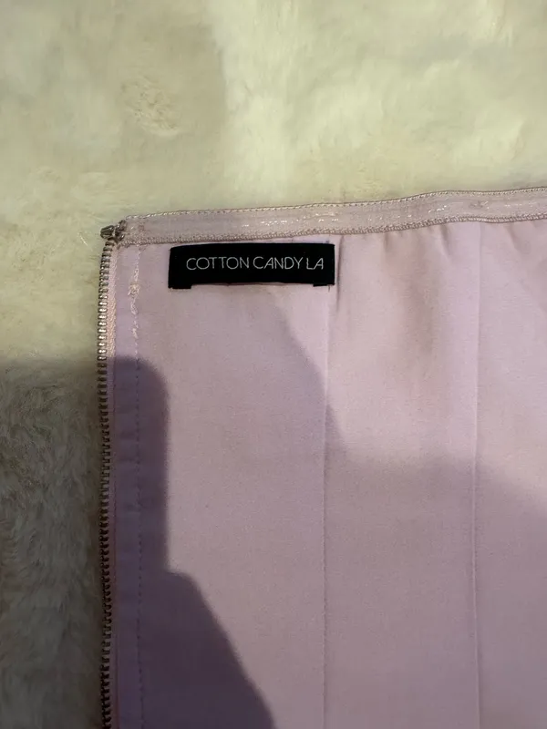 Cotton Candy LA Corset Top Crop - Image 4