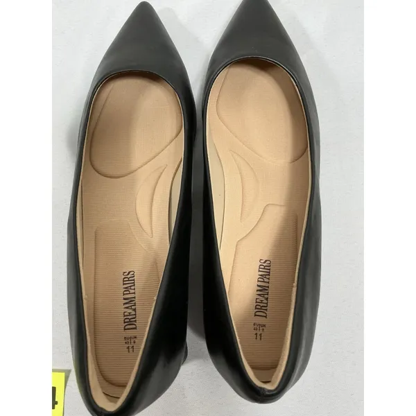 Dream Paris Womans New Slip On Pumps Black Us 11 Eu 43 Block Heel Pointed Toe - Image 6