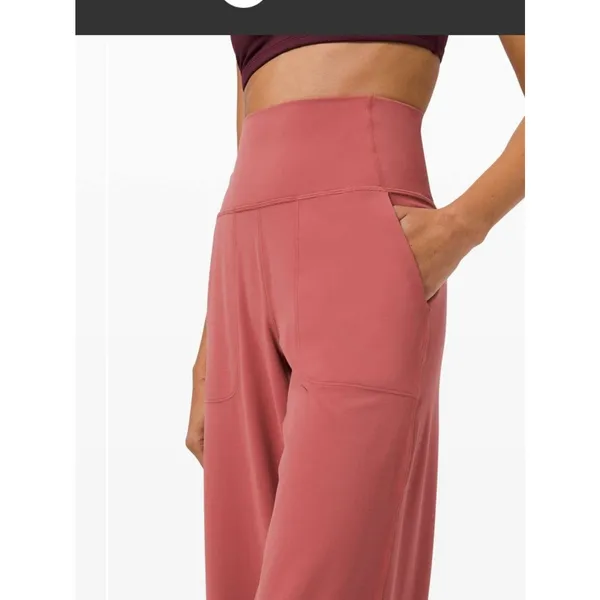 Lululemon Align Wide Leg Crop 23” Pants in Soft Cranberry - Image 8
