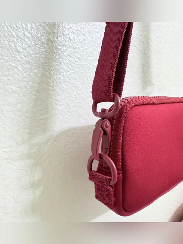 Limited Edition Dagne Dover x Sephora Mara Phone Sling – Burgundy - Image 8