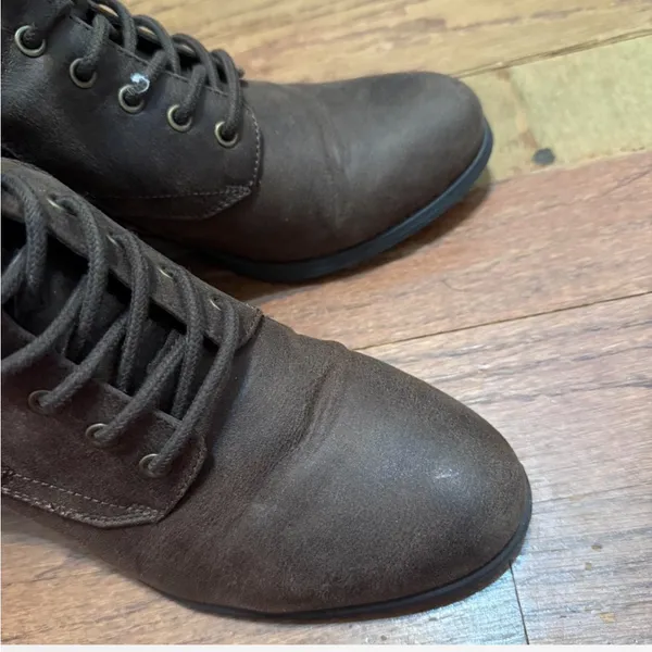 Grunge lace up boots Brown Size 9 - Image 8