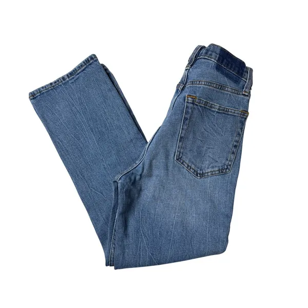 Abercrombie Jeans Ankle Straight Ultra High Rise Distressed Denim 26 2S - Image 7