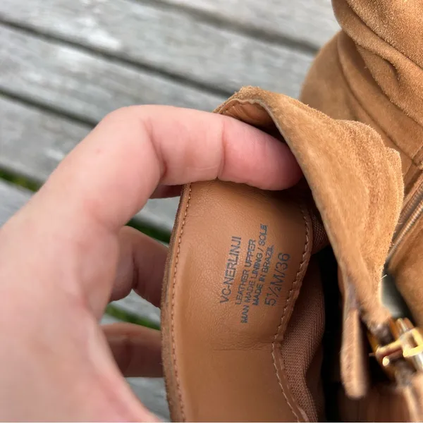 Vince Camuto‎ Nerlinji Brown Suede Bootie 5.5 - Image 10