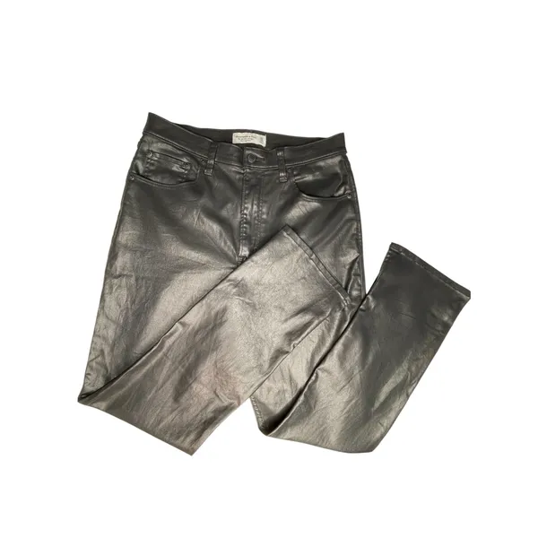 Abercrombie & Fitch The 90’s slim straight ultra high rise curve love pants 10S - Image 8