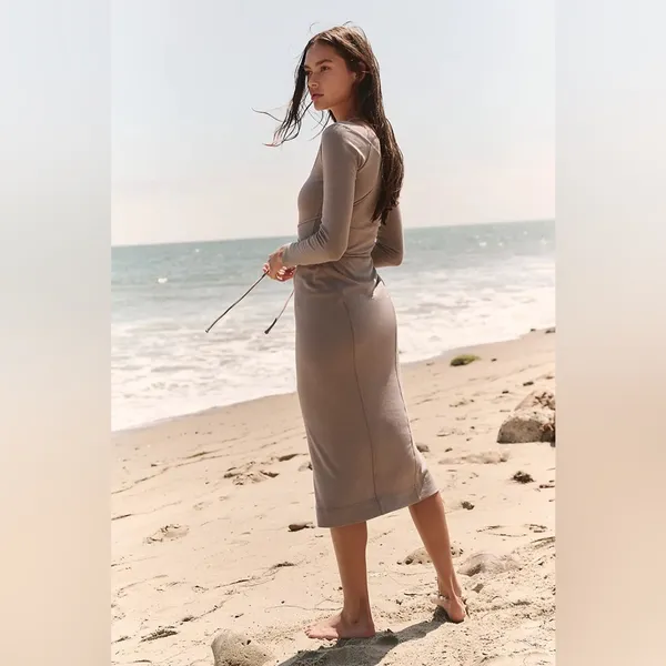 Free People Jillian Midi Dress EUC - Image 2