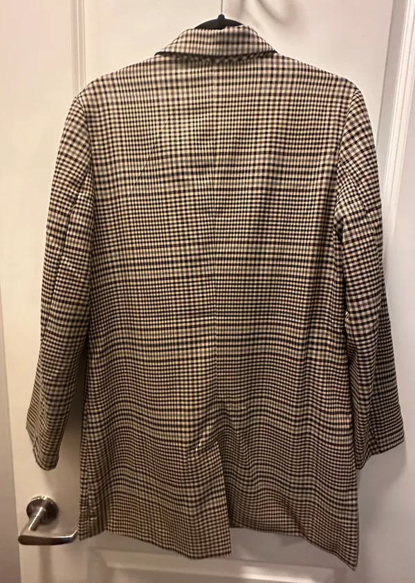 BB Dakota Plaid Tartan Blazer Jacket - Image 5