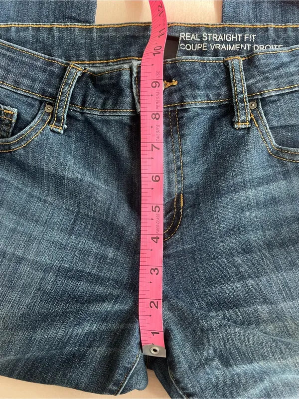 GAP 1969• Straight leg dark denim jeans• Sz 12 - Image 9