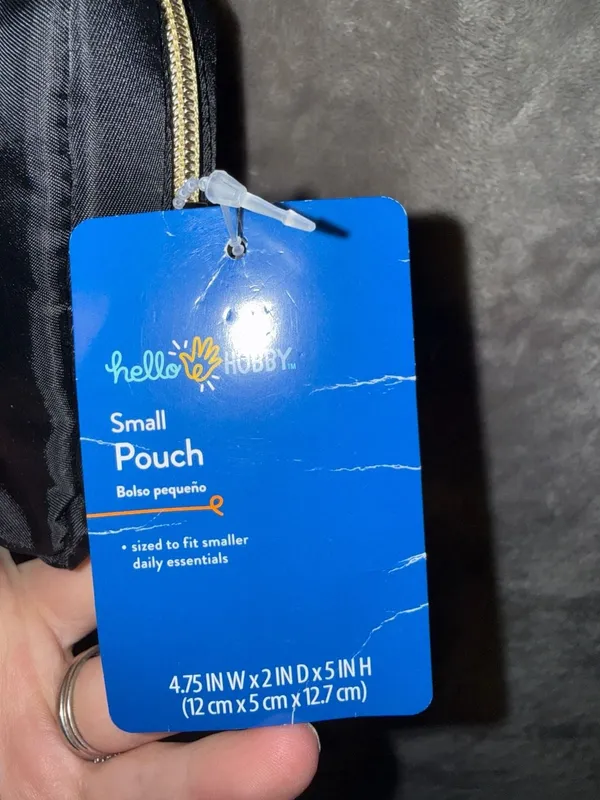 Hello Hobby Small Pouch Black 4.75in x 2in x 5in - Image 7