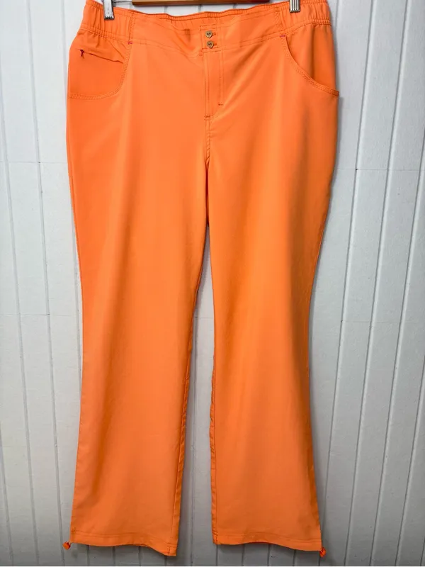 Bright Orange Women's Pants‎ Size L - Image 2