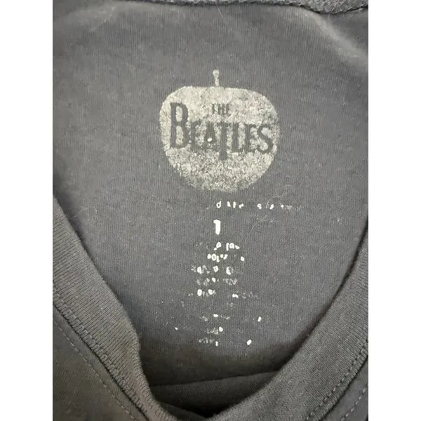 The Beatles Floral Logo Graphic Tee Dark Gray SzM - Image 4
