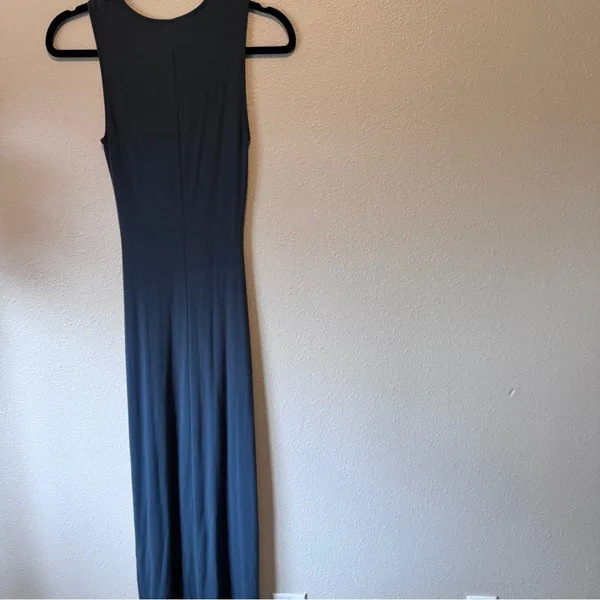 Quince Tencel Carbon Grey Jersey Maxi Dress Womens M NWOT Casual Basic Closet - Image 10
