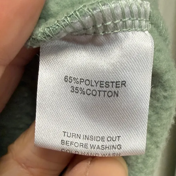 WHITE FOX Santa Monica Green Crewneck Sweatshirt Size S/M - Image 9