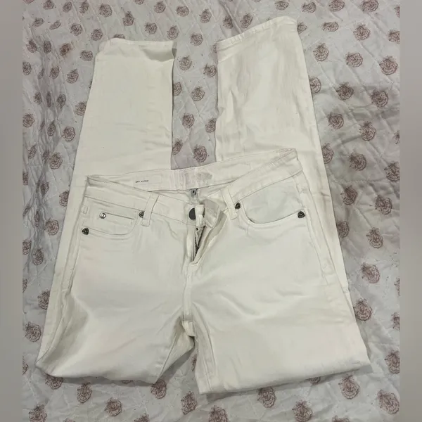 White relaxed Denim Jeans - Image 2